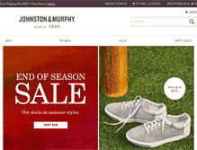 Tablet Screenshot of johnstonmurphy.com